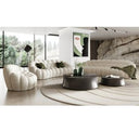 Yolonda - Modern Beige Fabric Bed