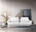 Dolly Modern - Off White Fabric Sofa
