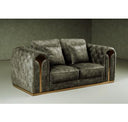 Dosie - Transitional Grey Velvet Chair