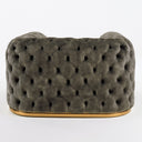 Dosie - Transitional Grey Velvet Chair