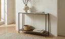 Bottego Console Table Antique Copper