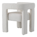 Drea - Modern White Fabric Dining Chair
