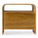 Dresden - Modern Natural Acacia 2-Drawer Nightstand
