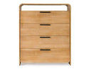 Dresden - Modern Natural Acacia Chest