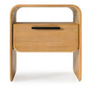 Dresden - Modern Natural Acacia 2-Drawer Nightstand