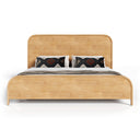 Dresden - Modern Natural Acacia 2-Drawer Nightstand Bedroom Set