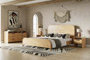 Dresden - Modern Natural Acacia Bed