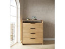 Dresden - Modern Natural Acacia Chest