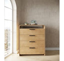 Dresden - Modern Natural Acacia 1-Drawer Nightstand