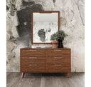 Soria Mid-Century Walnut Nightstand