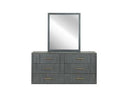 Manchester- Contemporary Dark Grey Mirror