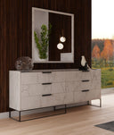 Marbella - Italian Modern White Marble Dresser