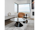 Schiff - Modern Marbled Ceramic Coffee Table Set