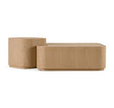 Plume - Modern Brown Fabric Sectional Sofa