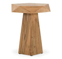 Duffy - Modern Acacia Pentagon Coffee Table