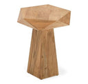 Duffy - Modern Acacia Pentagon Coffee Table
