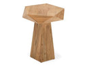 Duffy - Modern Acacia Pentagon End Table