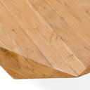 Duffy - Modern Acacia Pentagon Coffee Table