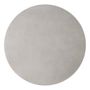 Duncan - Modern Faux Concrete + Walnut Round Dining Table