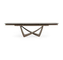 Dunster - Contemporary Beige Ceramic + Metallic Grey Buffet