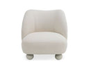 Drayton - Modern Off-White Fabric Sectional Sofa