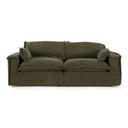 Durbin - Modern Green Fabric Sofa