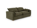 Durbin - Modern Green Fabric Sofa