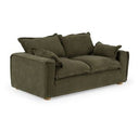Durbin - Modern Green Fabric Sofa