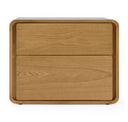 Lamont + Dustin - Modern Beige Fabric + Natural Oak 4-Piece Bedroom Set