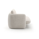Overlap Laf Loveseat Ecru
