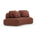 Sasso LAF Curved Armless Loveseat - Saff