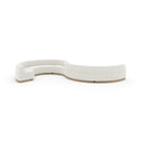 Crescent Armless Loveseat