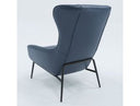 Britt Modern Grey Fabric Accent Chair
