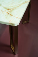 The Naturalist Dining Table - Calacatta Viola by Caracole, view 8