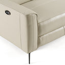 Eden - Modern Grey Leather Sofa