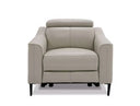 Eden - Modern Grey Leather Armchair
