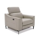 Eden - Modern Camel Leather Sofa With 2 Recliners