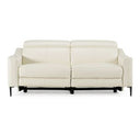 Eden - Modern White Leather Recliner Chair
