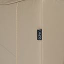 Eden - Modern Taupe Leather Loveseat with 2 Recliners