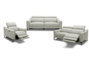 Eden - Modern Grey Leather Sofa Set