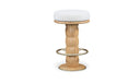 Nio Swivel Counter Stool White Mist