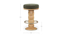Nio Swivel Counter Stool Dark Green