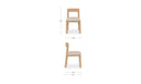 Oli Dining Chair Stripe-Set of Two