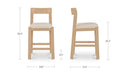 Oli Counter Stool Stripe