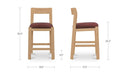 Oli Counter Stool Berry