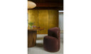 Rossi Swivel Dining Chair Berry