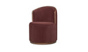 Rossi Swivel Dining Chair Berry