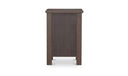 Loren Small Nightstand Dark Brown