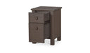 Loren Small Nightstand Dark Brown