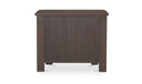 Loren Large Nightstand Dark Brown